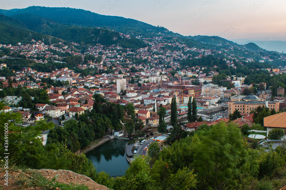 Sarajevo cityscape