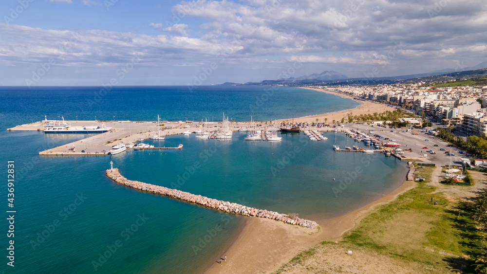 Marina of Rethymno, Crete, Greece