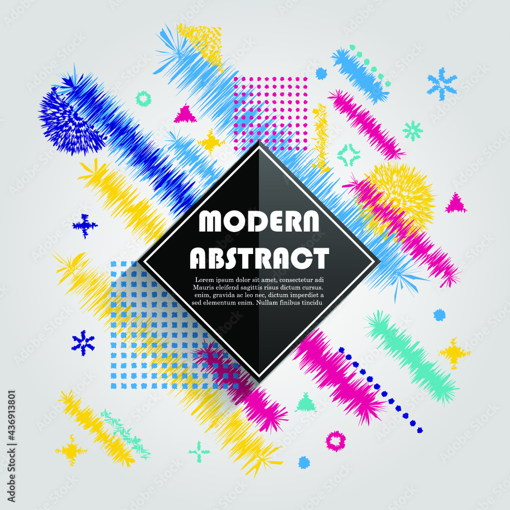 Vector of abstract geometric pattern and background Vector of abstract geometric pattern and background