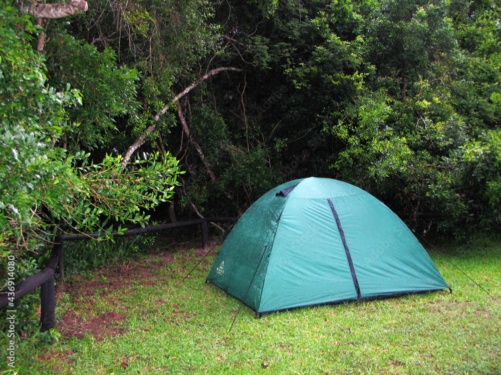 Camping, Lake Saint Lucia, South Africa Camping, Lake Saint Lucia, South Africa