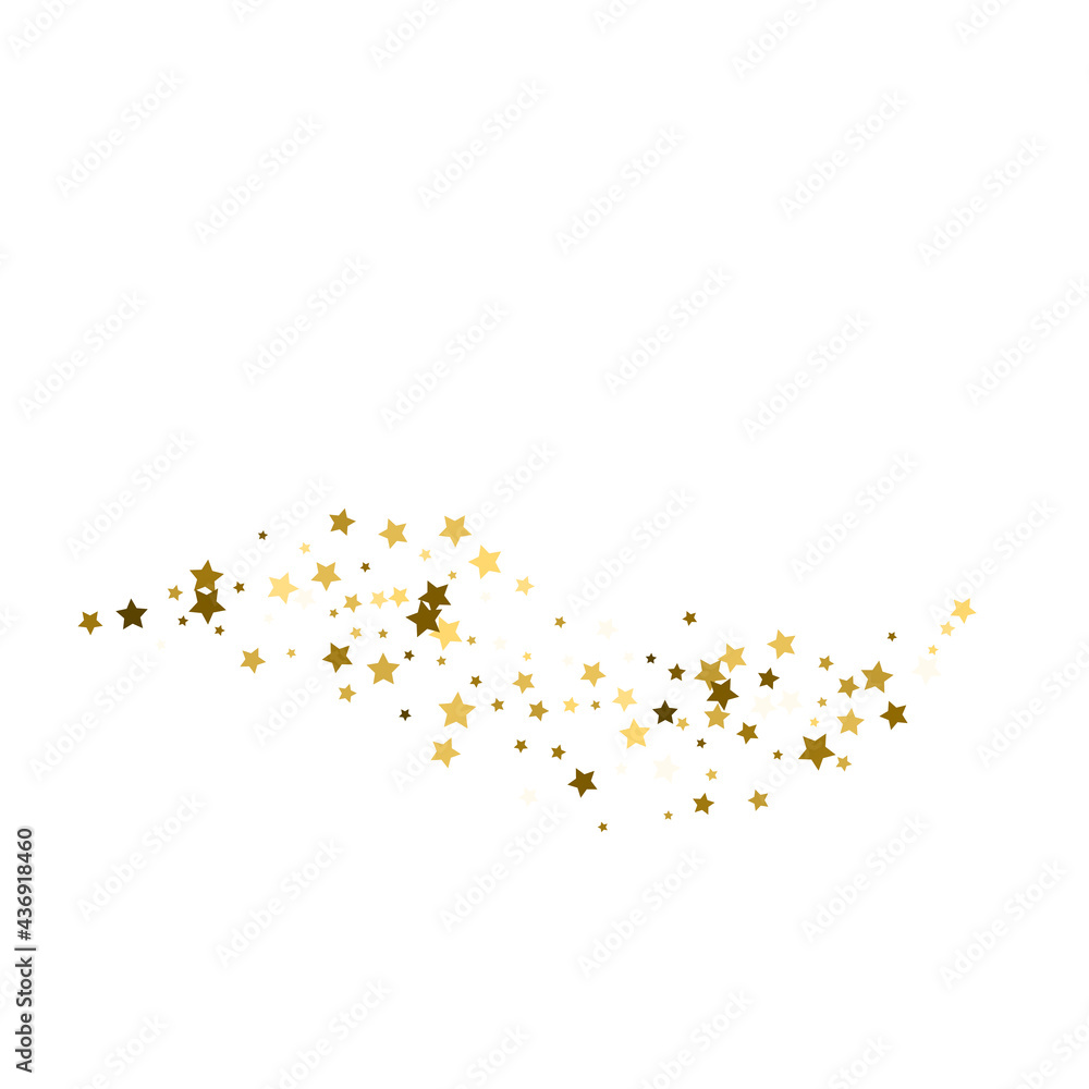 Confetti background. Golden holiday texture