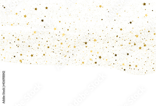 Light gold glitter confetti background.