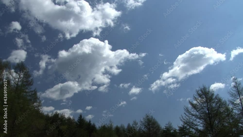 青空 タイムラプス 青空 タイムラプス