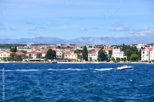 Fototapeta Naklejka Na Ścianę i Meble -  Zadar - a city in Croatia, the capital of the county in Dalmatia, on the Adriatic Sea