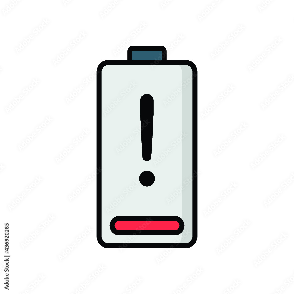 Low battery notification
Low battery notification