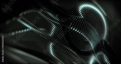 Dark Metal Pattern Abstract 4k Loop Video Background