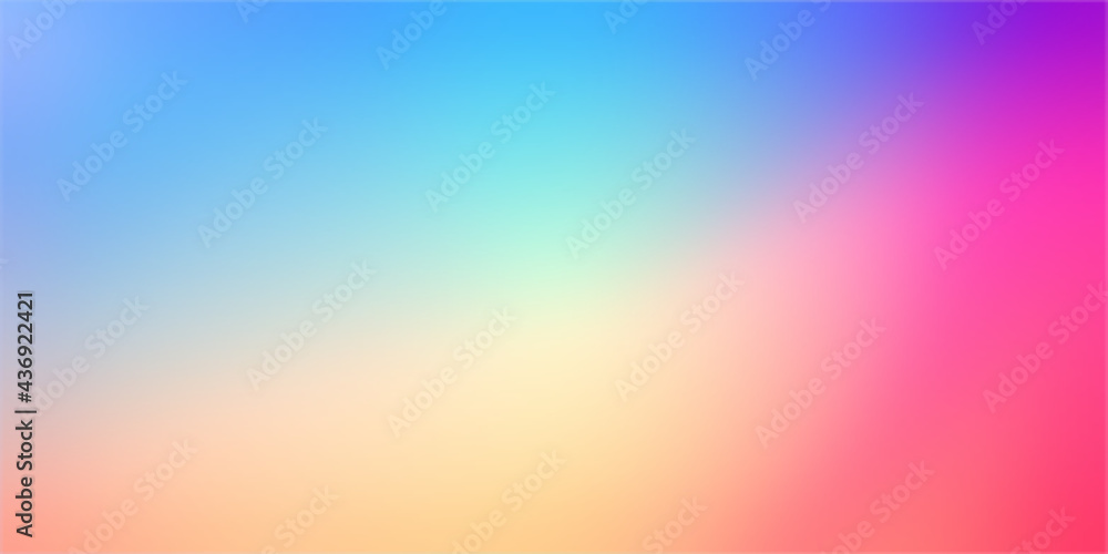 Rainbow gradient abstract pastel background