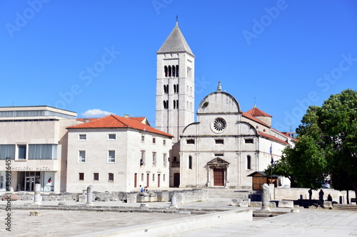 Zadar - a city in Croatia, the capital of the county in Dalmatia photo