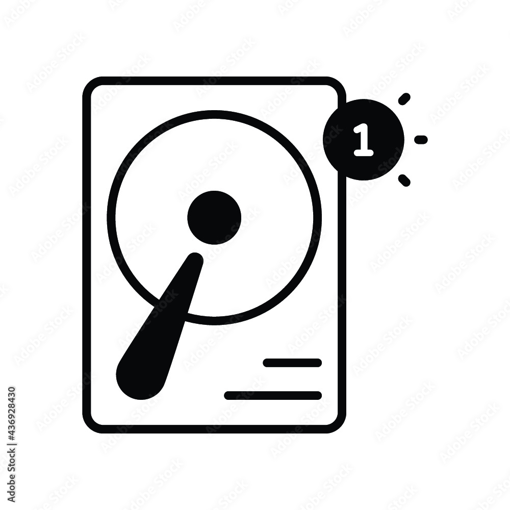 Hard disk notification
Hard disk notification