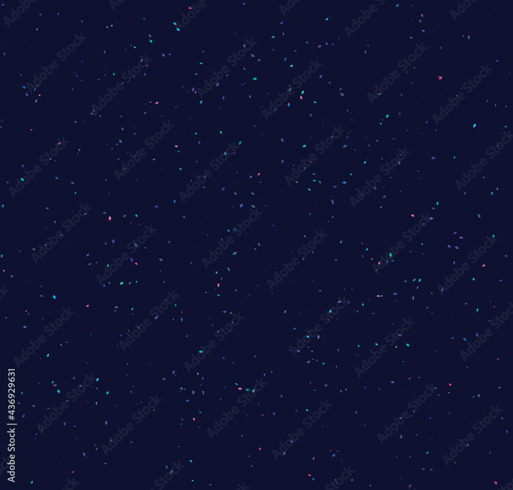 Fototapeta premium Dark background starry sky in doodle style