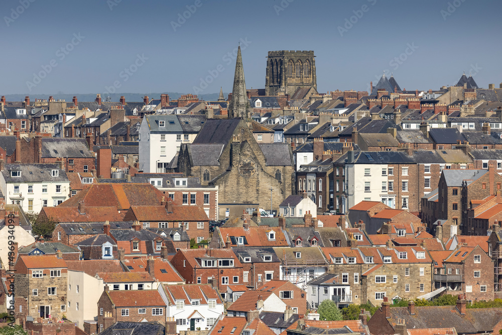 View of Whitby, Yorkshire, UK