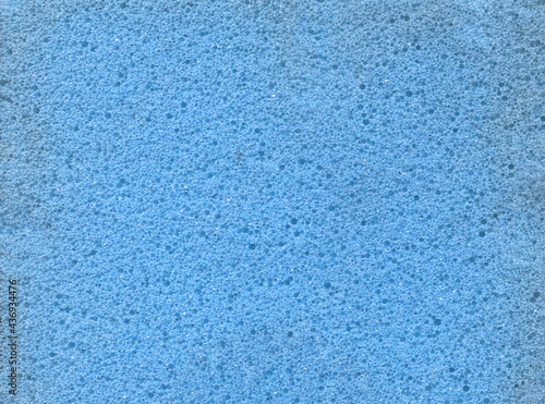 texture of blue foam rubber background