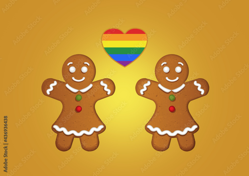 cookies and heart lgbtg pride month cookies and heart lgbtg pride month