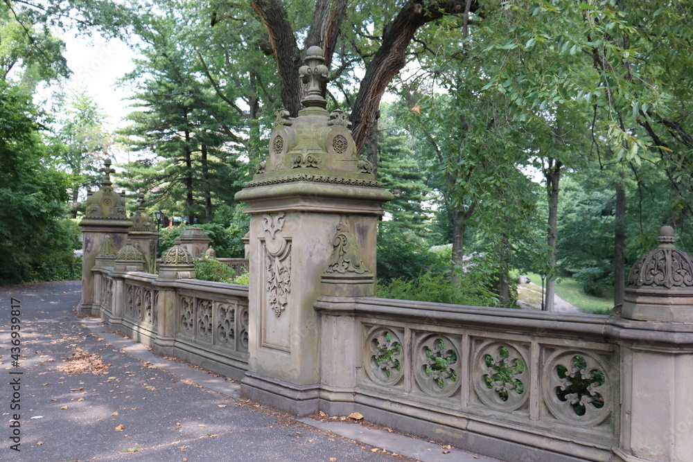Obraz premium central park walkway