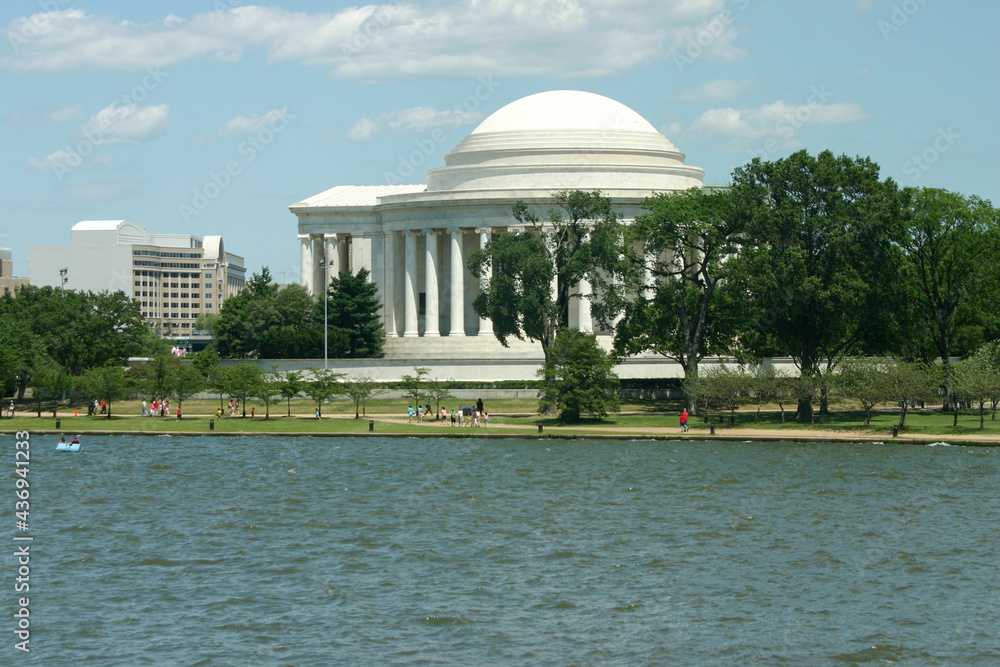 The Thomas Jefferson Memorial in Washington DC
