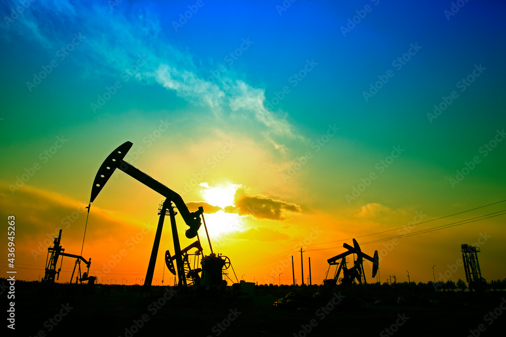 The oil pump, industrial equipment The oil pump, industrial equipment