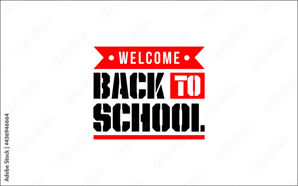Illustration vector graphic logo of back to school education design template-10