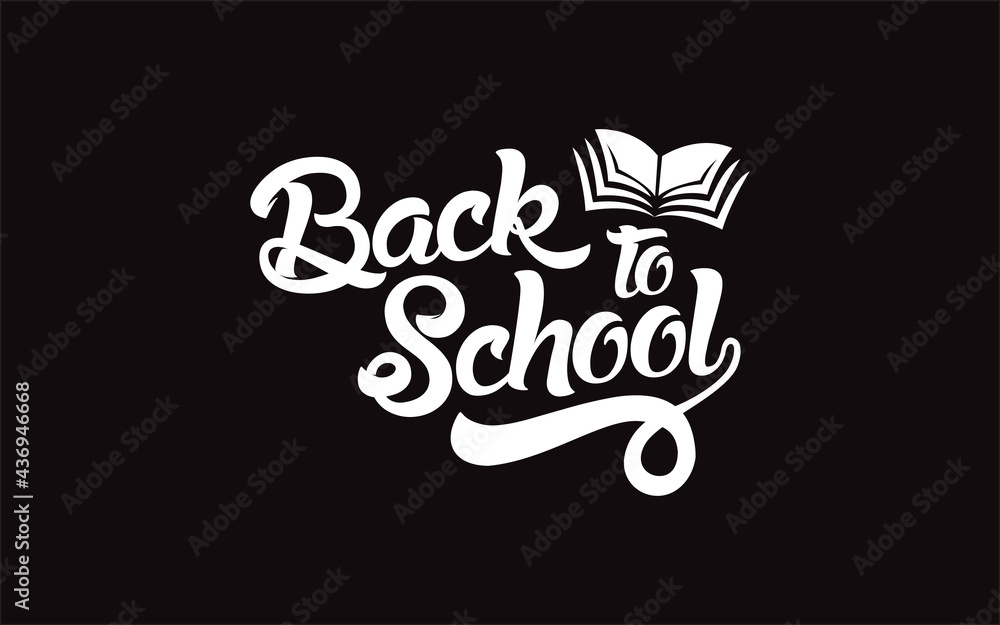 Illustration vector graphic logo of back to school education design template-10