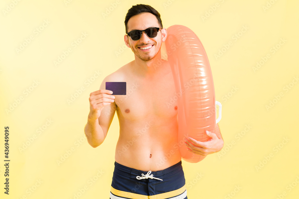 Fototapeta premium I got a good deal offer on my travel trip