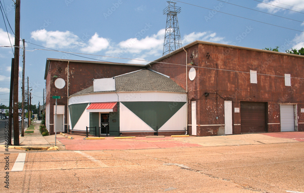 Naklejka premium Historic Buildings in Rural Small Texas Town