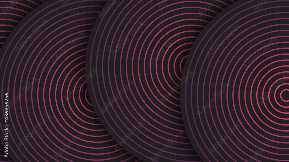 Dark gradient minimal vector background with dotted and circle shape. Abstract halftone textured backdrop for banners, presentations, business templates Dark gradient minimal vector background with dotted and circle shape. Abstract halftone textured backdrop for banners, presentations, business templates