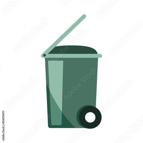 trash can with wheels