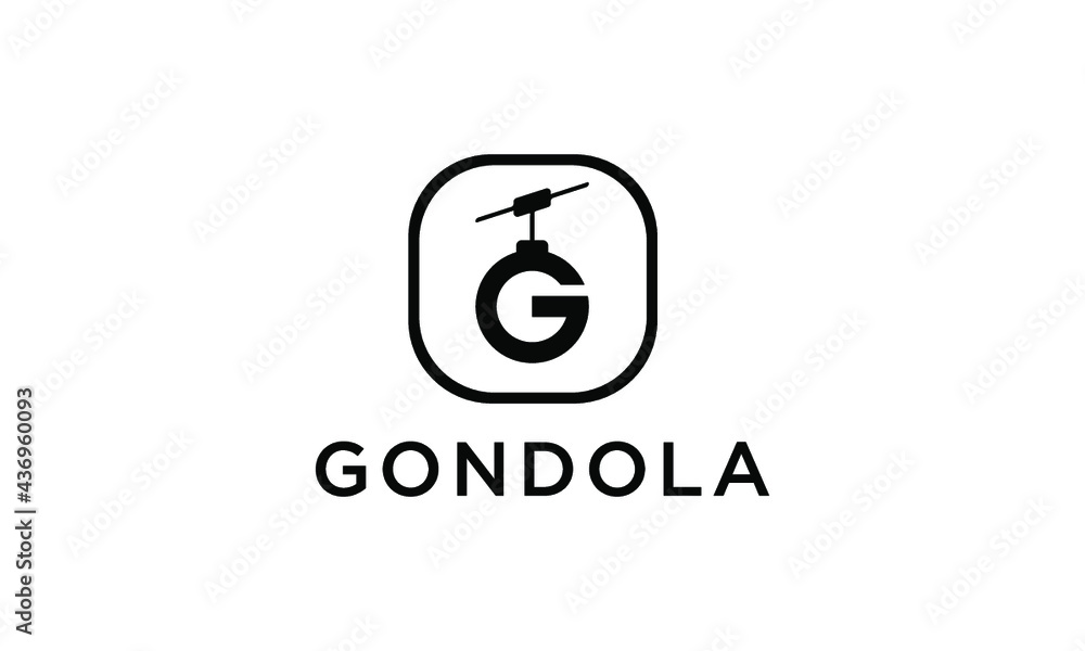 Fototapeta premium gondola icon