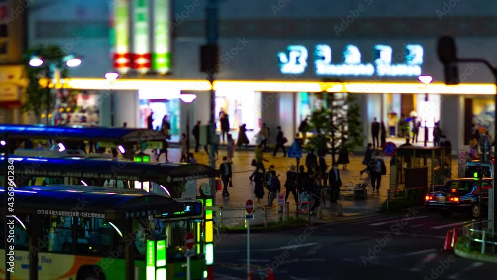 A night timelapse of the miniature neon street in Kinshicho tiltshift A night timelapse of the miniature neon street in Kinshicho tiltshift