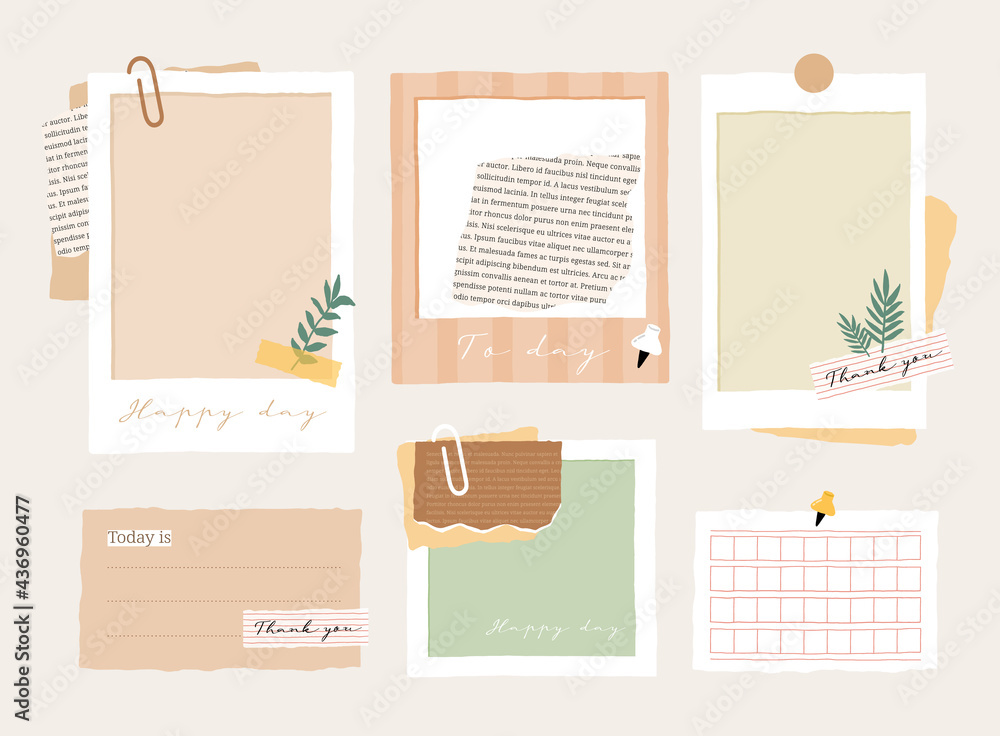 Foto Cute memo template