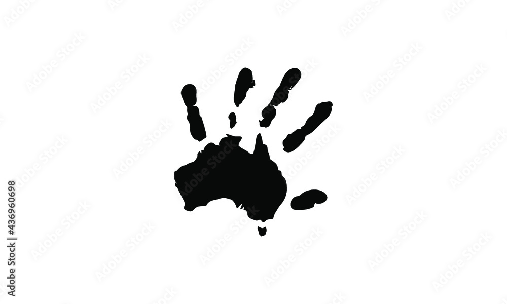 hand print hand print