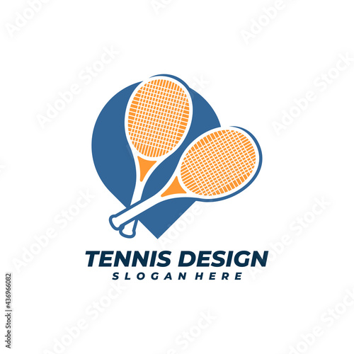 Point Tennis logo vector template, Creative Tennis logo design concepts