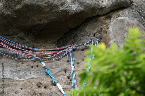 rock climbing rope