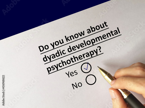 Questionnaire about psychotherapy photo