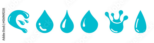 капли воды, water drops, water drops and splashes, liquid spills, clear blue water, raindrops, precipitation, new vectors