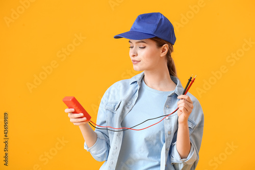 Beautiful female electricia...