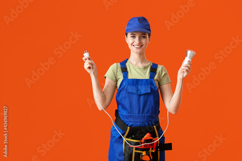 Beautiful female electricia...