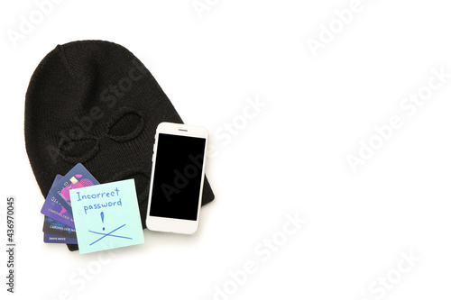 Composition with balaclava,...