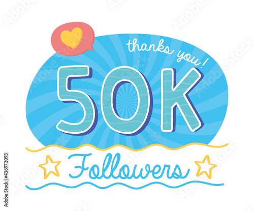 50k social media followers