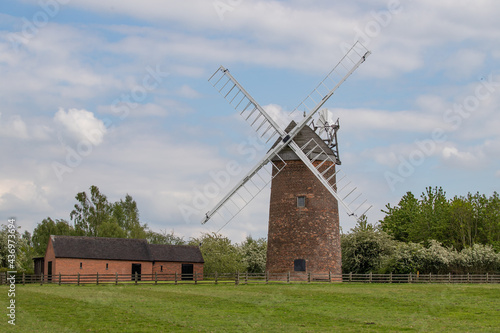 old windmill in the countryside