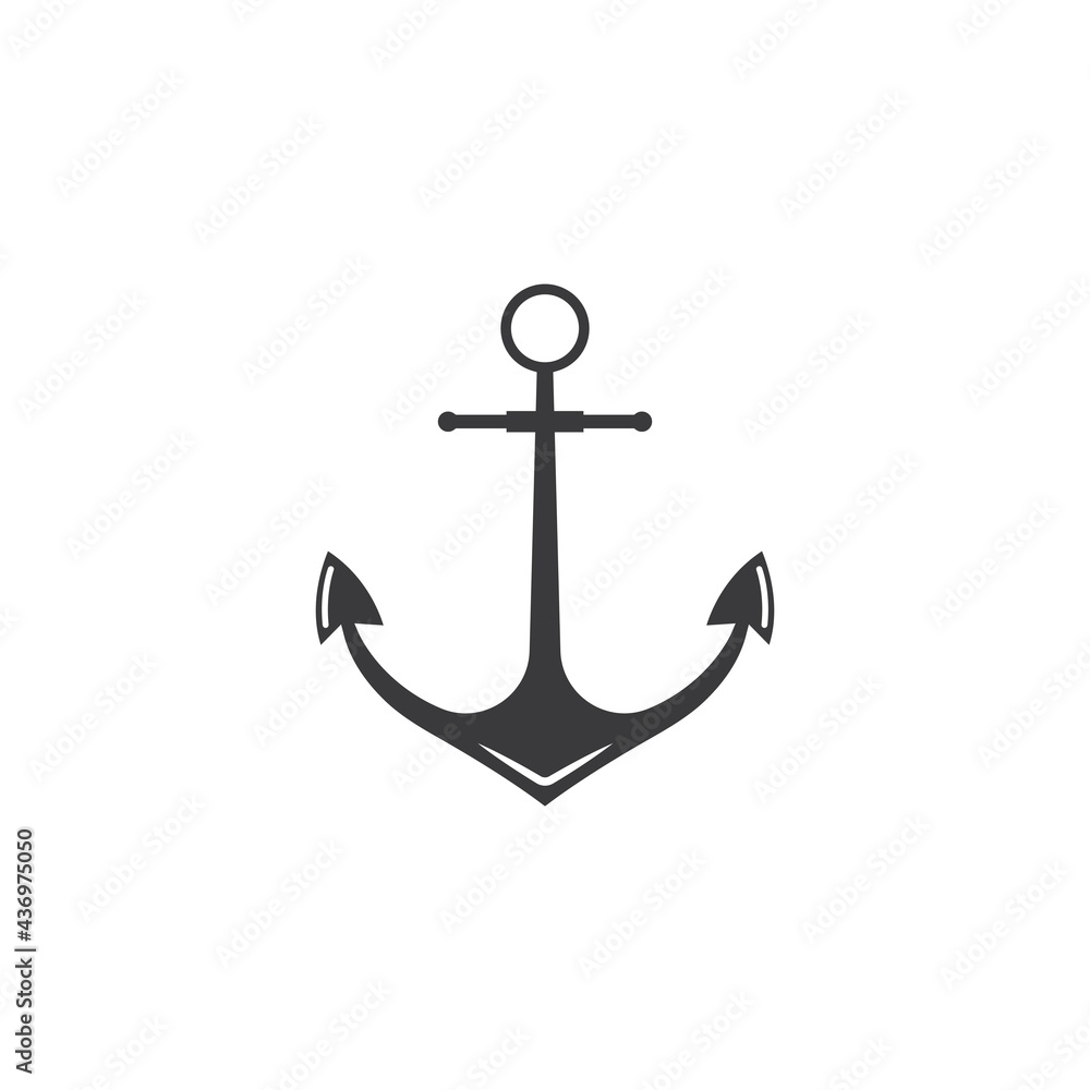 Anchor icon vector illustration design Anchor icon vector illustration design