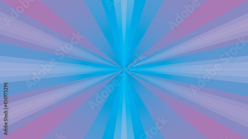 Shiny blue background with rays from the center, wallpaper, background for cover or banner.