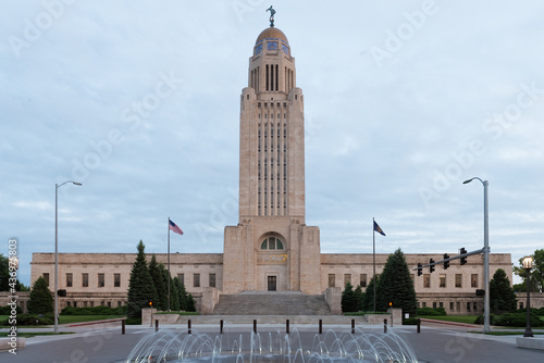 Nebraska State Capitol in daylight