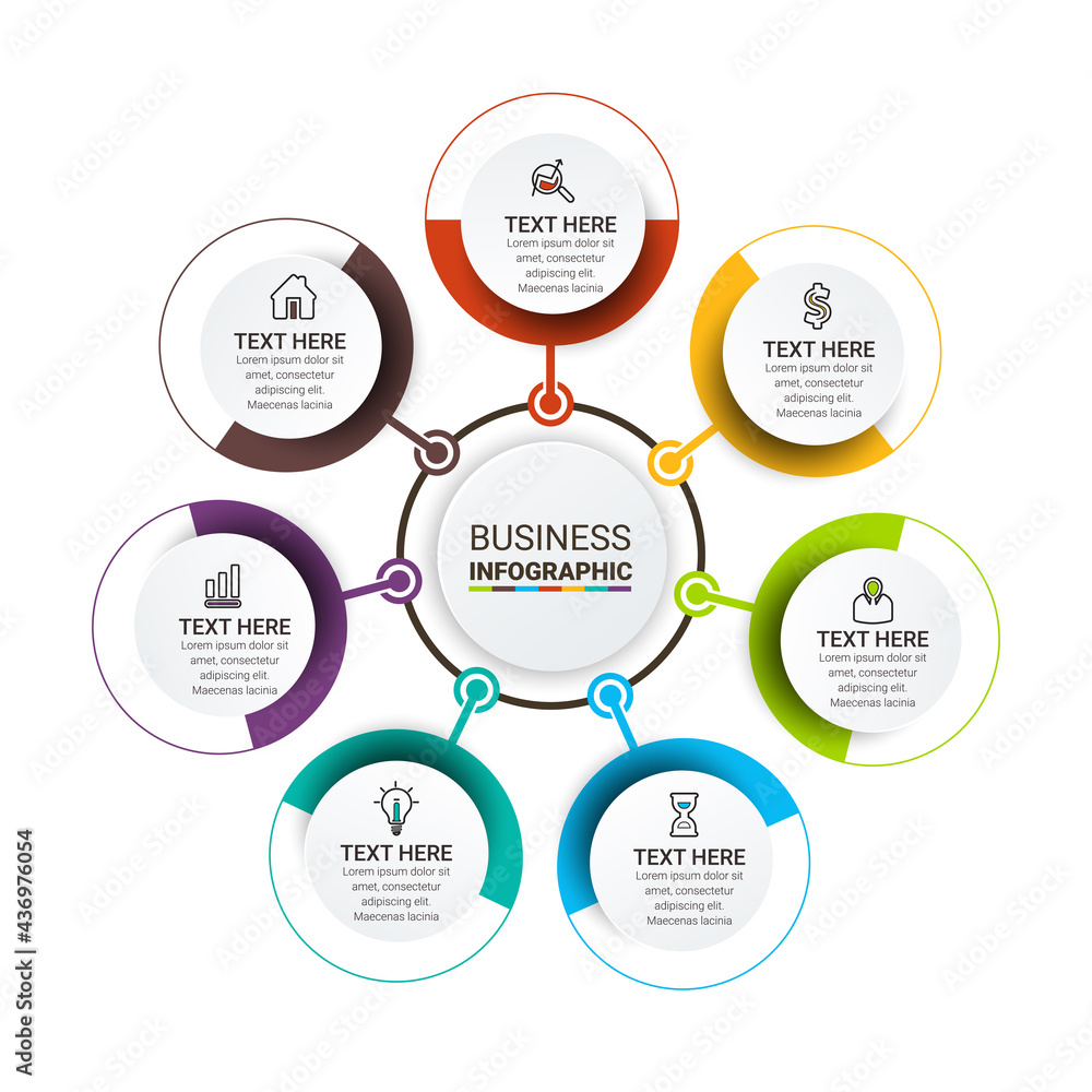 Vector infographic template. Business concept with numbers options. Can be used for process diagram, presentations, workflow layout, banner, flow chart, info graph. Vector infographic template. Business concept with numbers options. Can be used for process diagram, presentations, workflow layout, banner, flow chart, info graph.