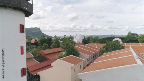 Mallika old town city in Kanchanaburi Thailand photo