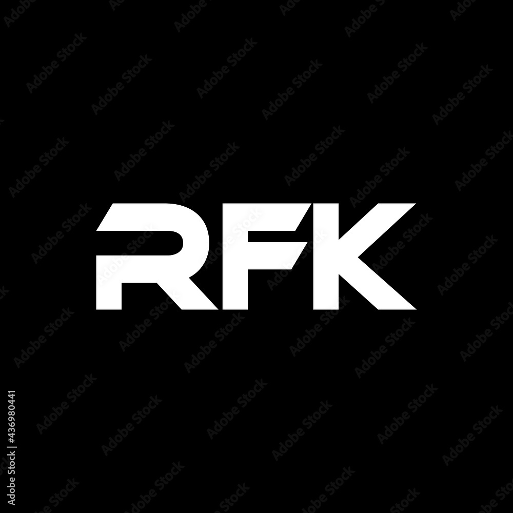 RFK letter logo design with black background in illustrator, vector logo modern alphabet font overlap style. calligraphy designs for logo, Poster, Invitation, etc. RFK letter logo design with black background in illustrator, vector logo modern alphabet font overlap style. calligraphy designs for logo, Poster, Invitation, etc.
