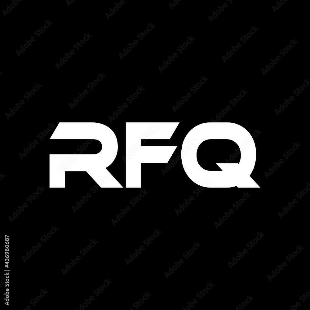RFQ letter logo design with black background in illustrator, vector logo modern alphabet font overlap style. calligraphy designs for logo, Poster, Invitation, etc. RFQ letter logo design with black background in illustrator, vector logo modern alphabet font overlap style. calligraphy designs for logo, Poster, Invitation, etc.