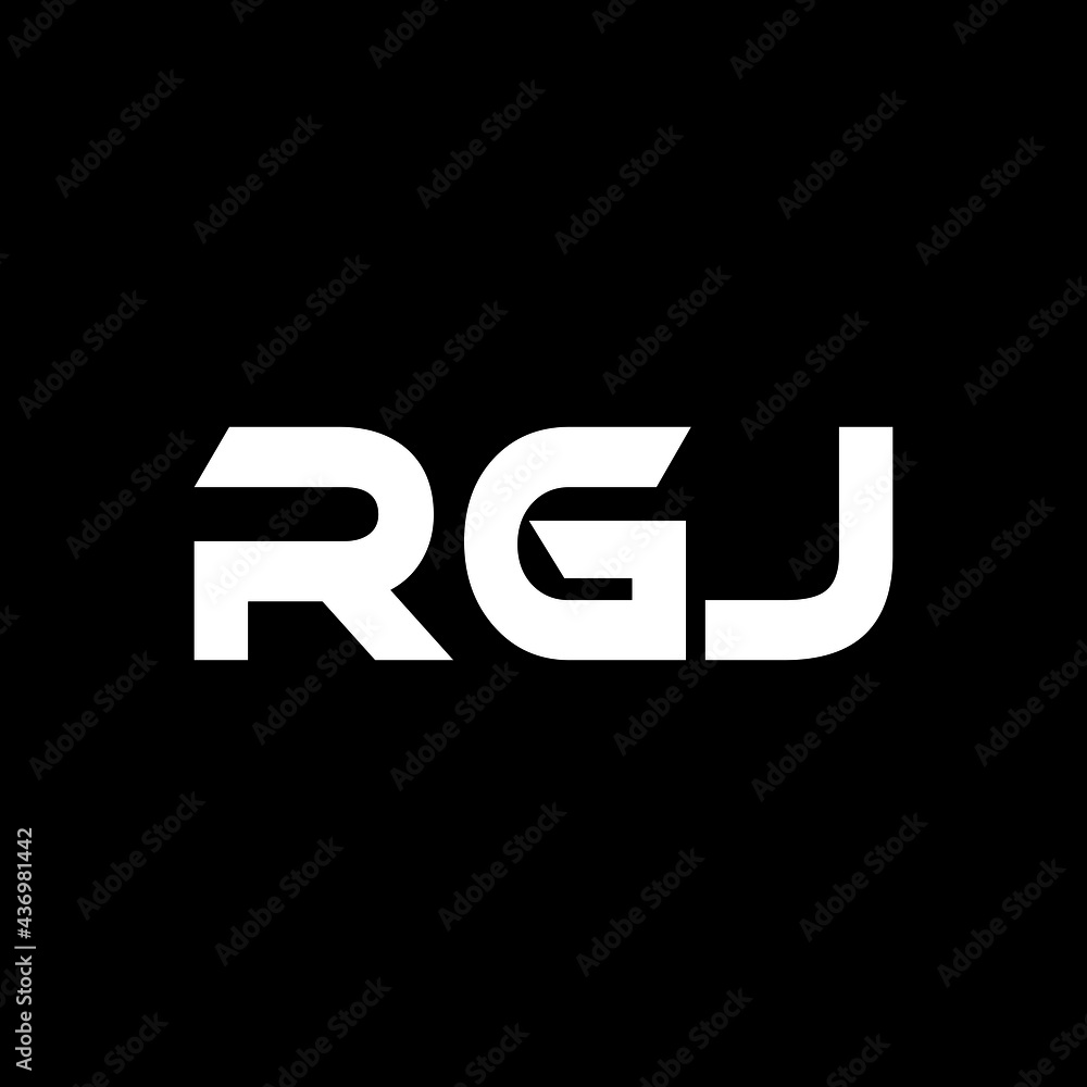 RGJ letter logo design with black background in illustrator, vector logo modern alphabet font overlap style. calligraphy designs for logo, Poster, Invitation, etc.
RGJ letter logo design with black background in illustrator, vector logo modern alphabet font overlap style. calligraphy designs for logo, Poster, Invitation, etc.