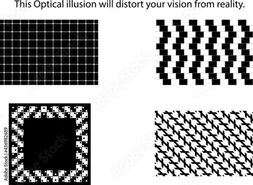 An optical illusion (also called a visual illusion) is an illusion caused by the visual system and characterized by a visual percept that arguably appears to differ from reality.