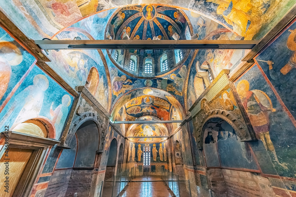 The Church of the Holy Saviour in Chora in Istanbul