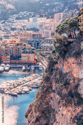 Monaco on the French Riviera in the daytime